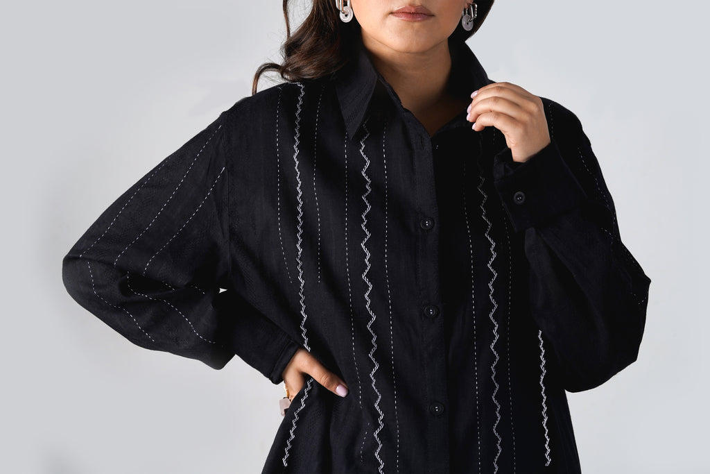 Ast Embroidered Collar Shirt