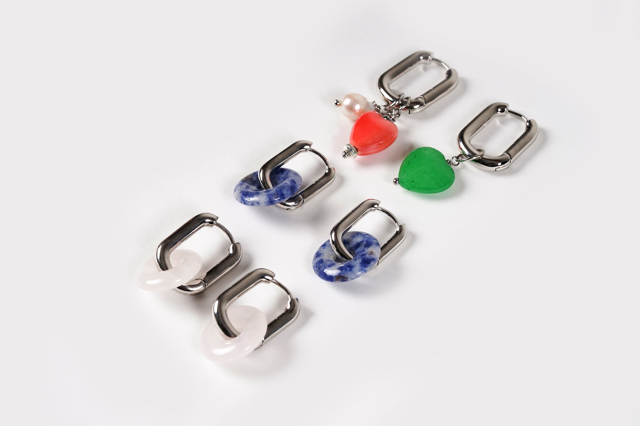 アクセサリー erd 925 silver single earring Silver Threader Earrings | Teardrop Dangle - Droplet – Hermin